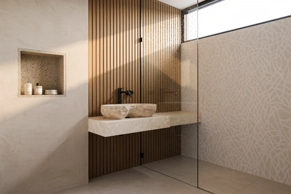 Nem azulejos nem tinta: 5 tendências para transformar o banheiro em 2026